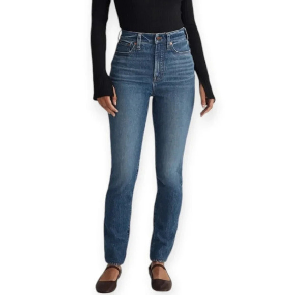 Madewell Tall The Curvy Perfect Vintage Jean in Decatur Wash Size 24 Tall - Picture 1 of 16